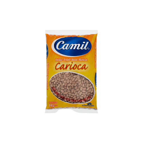 Camil Carioca Beans 1kg – Authentic Brazilian Feijão Carioca Pack

