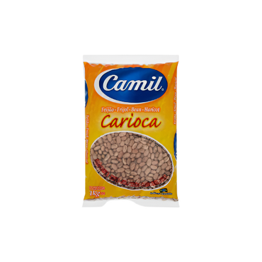 Camil Carioca Beans 1kg – Authentic Brazilian Feijão Carioca Pack

