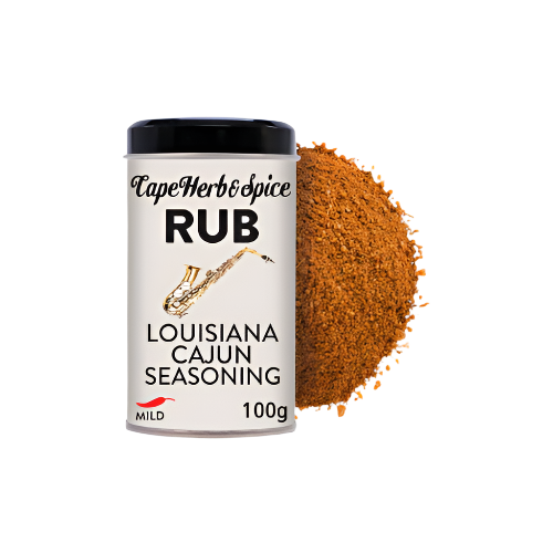 Cape Herb & Spice Louisiana Cajun Seasoning Rub 100G – Bold & Smoky Cajun Flavor


