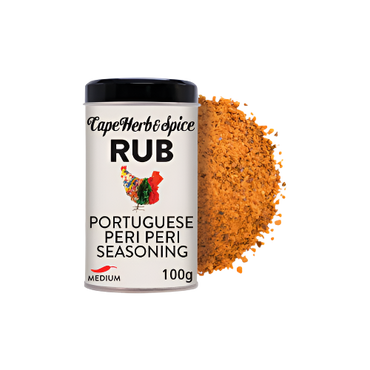 Cape Herb & Spice Portuguese Peri Peri Seasoning Rub 100G – Spicy & Aromatic Blend

