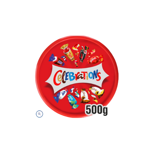 Celebrations Chocolates Tub 500g – Assorted Milk Chocolates – Buy Online UK