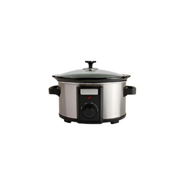 Charles Bentley 3.5L Slow Cooker with Removable Ceramic Bowl, 180W – Black