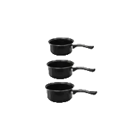 Cooking Sauce Milk Pan Set of 3 non-stick saucepan UK