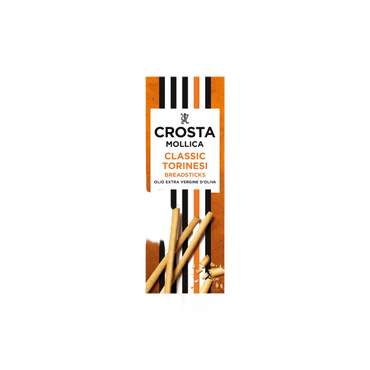Crosta & Mollica Torinesi Breadsticks 120G Pack – Crunchy Italian Snack UK