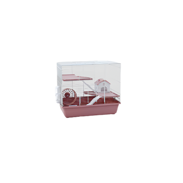 Dayang Hamster Cage 37x41x30cm with Wheel, Bottle & Platform – Small Pet Habitat