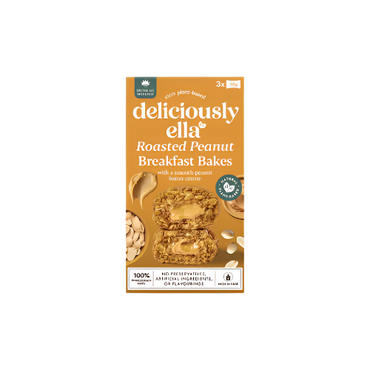 Deliciously Ella Roasted Peanut Breakfast Bakes (150g) – Vegan & Gluten-Free

