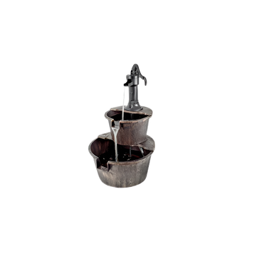 Deluxe Water Fountain Feature for Garden with LED Lights – Outdoor Decor – IndianGroceryUK
