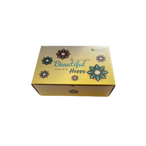 Haldiram's Diwali Gift Box with Kaju Katli, Soan Papdi, and Assorted Savoury Snacks – Indian Sweets Hamper UK