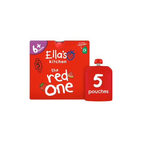 Ella's Kitchen The Red One Multipack 450g – Organic Puree for Babies

