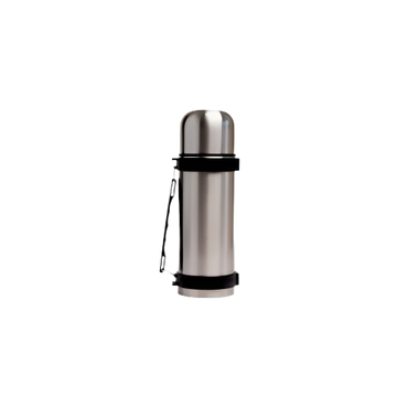 Everyday 1.1 Litre Stainless Steel Thermal Flask – Hot & Cold Insulated Bottle with Wrist Strap
