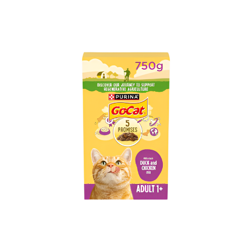 Go-Cat Adult Dry Cat Food Chicken & Duck 750g | Complete Cat Nutrition ...