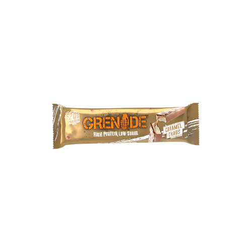 Grenade Carb Killa Protein Bar - Caramel Chaos (60g) | Low-Sugar, High-Protein Bar with Rich Caramel Flavor

