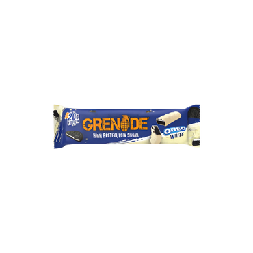 Grenade White Chocolate Oreo Protein Bar – 60g | High-Protein, Low-Carb Snack with Oreo Crumble

