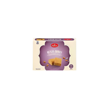 Haldiram’s Besan Barfi 400g - Traditional Indian Sweet

