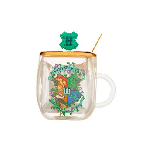 Harry Potter Colour Changing Glass Mug with Hot Chocolate Gift Set