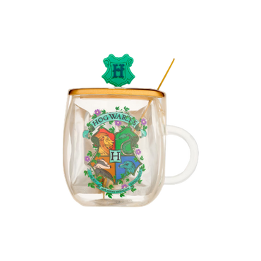 Harry Potter Colour Changing Glass Mug with Hot Chocolate Gift Set