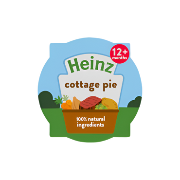 Heinz Cottage Pie Baby Food Tray 200g – Hearty & Nutritious Meal for Babies 12+ Months

