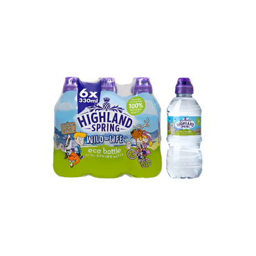 Highland Spring Kids Still Water 6 Pack – Natural, Sugar-Free, Perfect for Hydration

