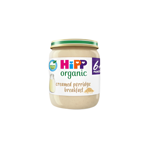 HiPP Organic Creamed Porridge Breakfast Baby Food Jar 6+ Months – 125g | Nutritious Baby Meal