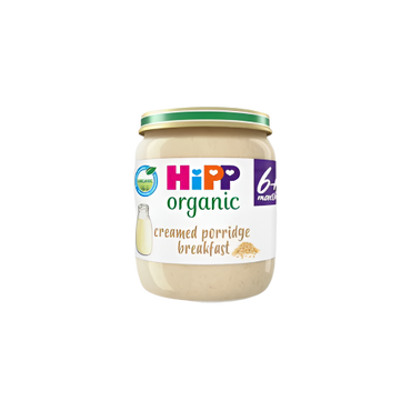 HiPP Organic Creamed Porridge Breakfast Baby Food Jar 6+ Months – 125g | Nutritious Baby Meal