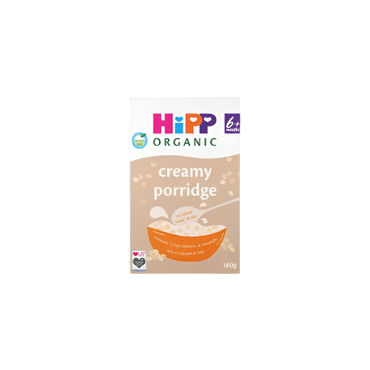HiPP Organic Creamy Porridge 6+ Months – 160g | Nutritious Baby Porridge