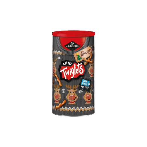 Jacobs Twiglets Christmas Caddy 200g – Festive Snack Tub