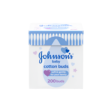 Johnson's Baby Cotton Buds 200 Pack – Gentle & Safe for Babies

