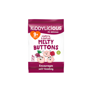 Kiddylicious Buttons Raspberry & Beetroot (30g) – Healthy Snack for Kids


