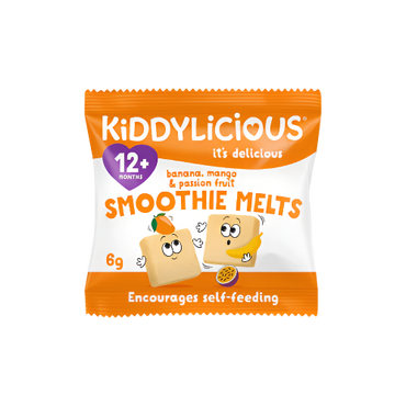Kiddylicious Mango Smoothie Melts 6g – Healthy Snack for Babies

