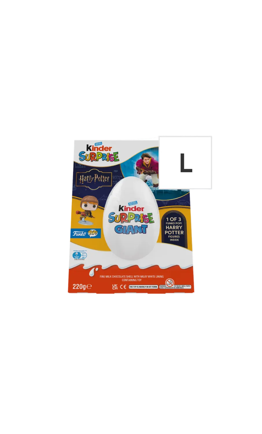 Kinder Surprise Giant Easter Egg 220g large chocolate egg with surprise toys – available at IndianGroceryUK UK