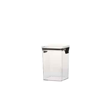Black Airtight Kitchen Storage Container with Clip Lock Lid – 500ml – Reusable & BPA-Free


