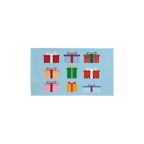 Gift Box Set of 3 Designer Kitchen Towels – 50% Cotton 50% Polyester – 60x40cm – Ideal for Gifting and Home Use

