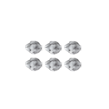Marine Clear Glass Fish Style Serving Plate – Small 20x16cm for Snacks, Chutneys, and Starters


