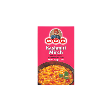 MDH Kashmiri Chilli Powder 100g – Bright red, mild Indian spice for curries and tandoori dishes