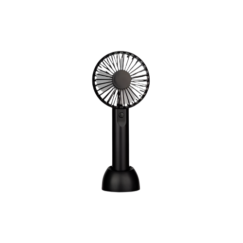 "Neon Rechargeable Handheld Fan with USB Cable – Compact and Portable Summer Cooling Device"


