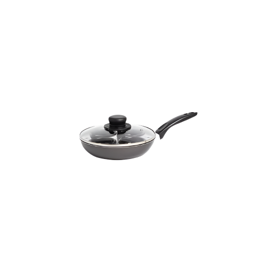 Open Kitchen Non-Stick 4-Cup Egg Poacher Pan – Easy Poached Eggs on Stovetop

