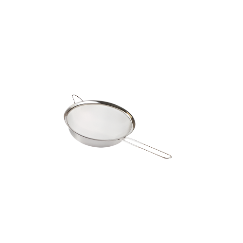 20cm Stainless Steel Fine Mesh Kitchen Sieve – Open Kitchen Premium Strainer for Cooking

