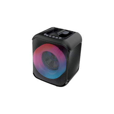 Pifco LED RGB Cube Speaker – Wireless Bluetooth Speaker with Multi-Color Lights
