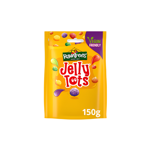 Rowntree’s Jelly Tots Sweets 150g – Fruity, Chewy & Vegan-Friendly
