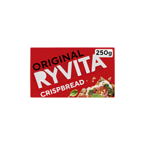 Ryvita Original Crispbread 250g | Classic Wholegrain, Crunchy & Healthy Snack

