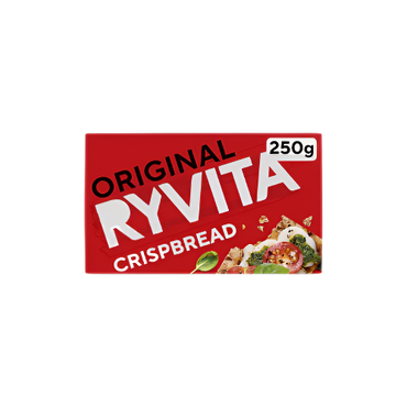 Ryvita Original Crispbread 250g | Classic Wholegrain, Crunchy & Healthy Snack

