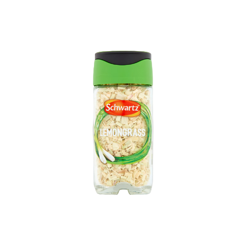 Schwartz Lemongrass 7g jar – aromatic dried lemongrass for Asian cooking, available at IndianGroceryUK