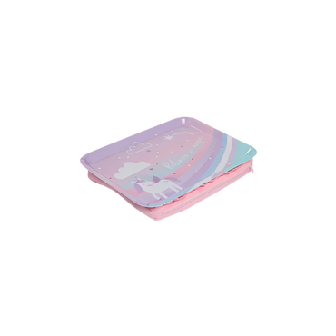 Scribble Pop Shop Kids Lap Tray - Unicorn Design with Cushioned Base for Snacks and Activities

