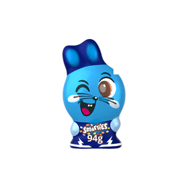 Smarties Bunny Milk Chocolate Hollow Figure 94g – Milk Chocolate with Smarties