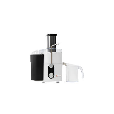 SQ Pro 800W Centrifugal Juicer in White – Whole Fruit & Veg Juicer with Jug and Pulp Collector

