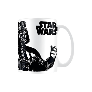 Star Wars-themed “The Power of Coffee” Mug – 350ml Ceramic Cup for Coffee Lovers