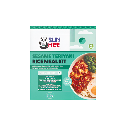 Sun Hee Sesame & Teriyaki Rice Meal Kit 210g – Quick & Easy Japanese Meal for 2

