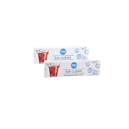 TidyZ Ice Cube Bags x2 Easy Fill Leak-Proof Disposable Freezer Bags

