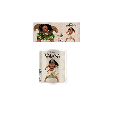 Island Adventure Mug – Inspired by Vaiana Characters – Colourful 350ml Ceramic Cup for Kids & Animation Fans

