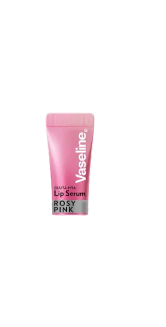 Rosy pink lip gloss Vaseline Gluta Hya